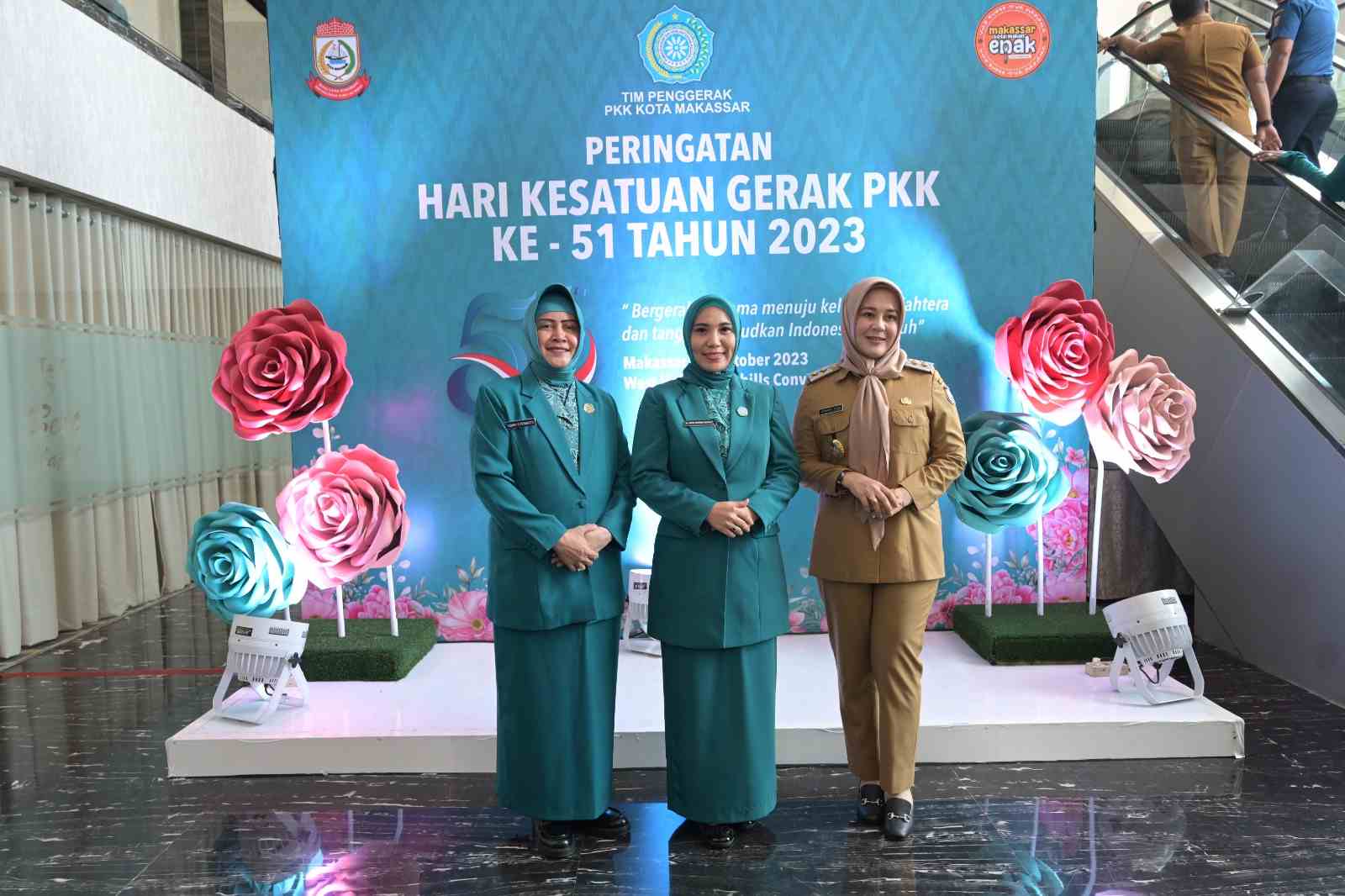 TP PKK Kota Makassar Peringati Hari Kesatuan Gerak PKK Ke-51 Tahun 2023