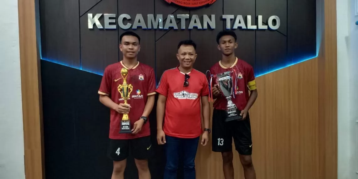 Camat Tallo Bangga, Tim Tallo FC jadi Champion Liga Anak Lorong 2023