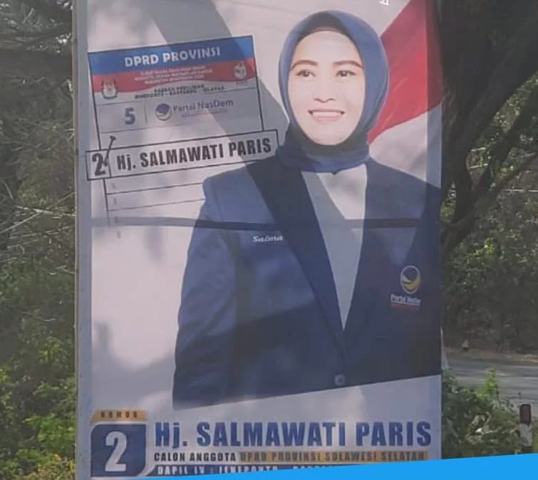 Caleg NasDem Salmawati Paris Belum Pernah Mundur dari Partai Gerindra