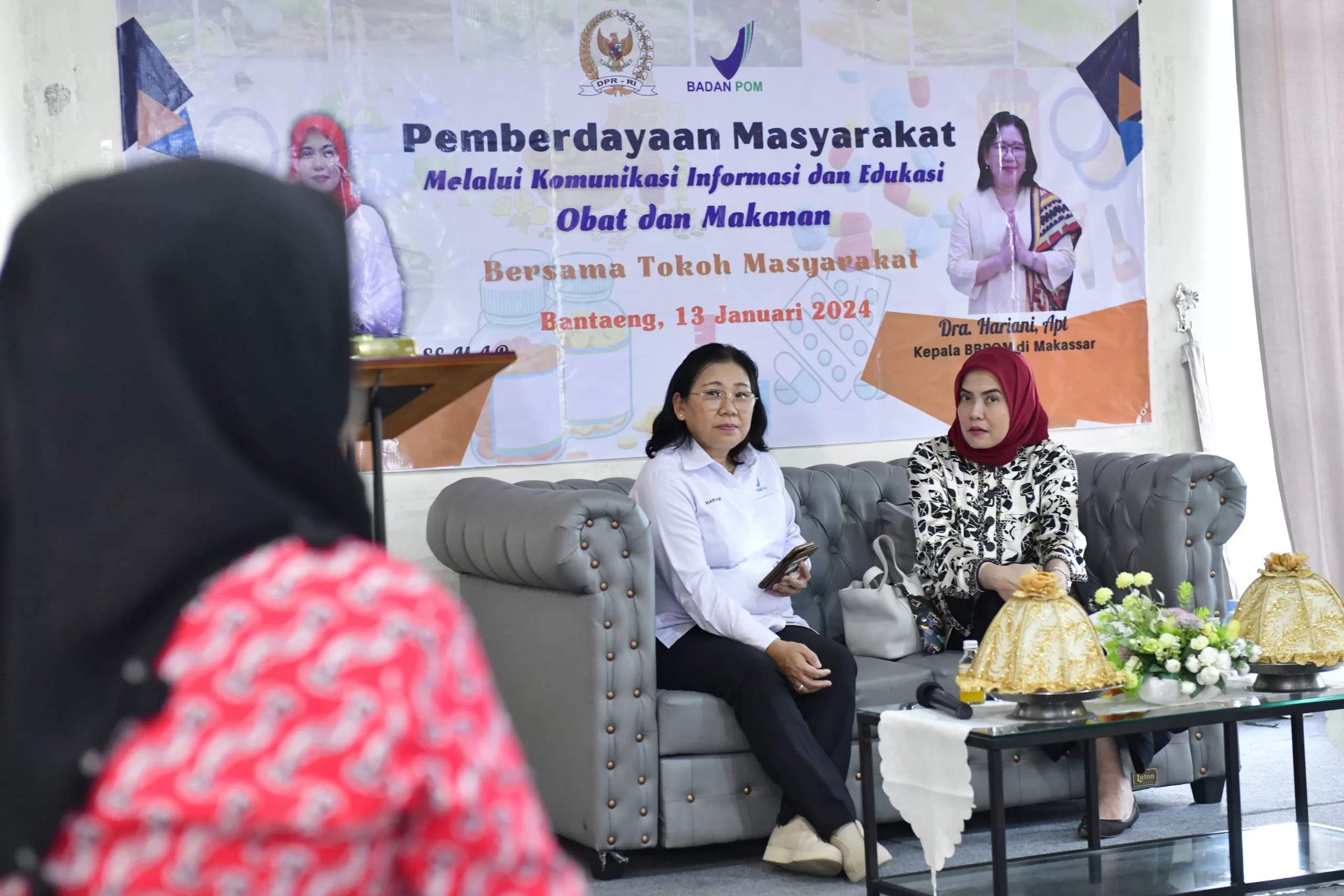 Aliyah Mustika Ilham Gandeng BPOM Edukasi Warga Bantaeng Penggunaan Kosmetik dan Makanan