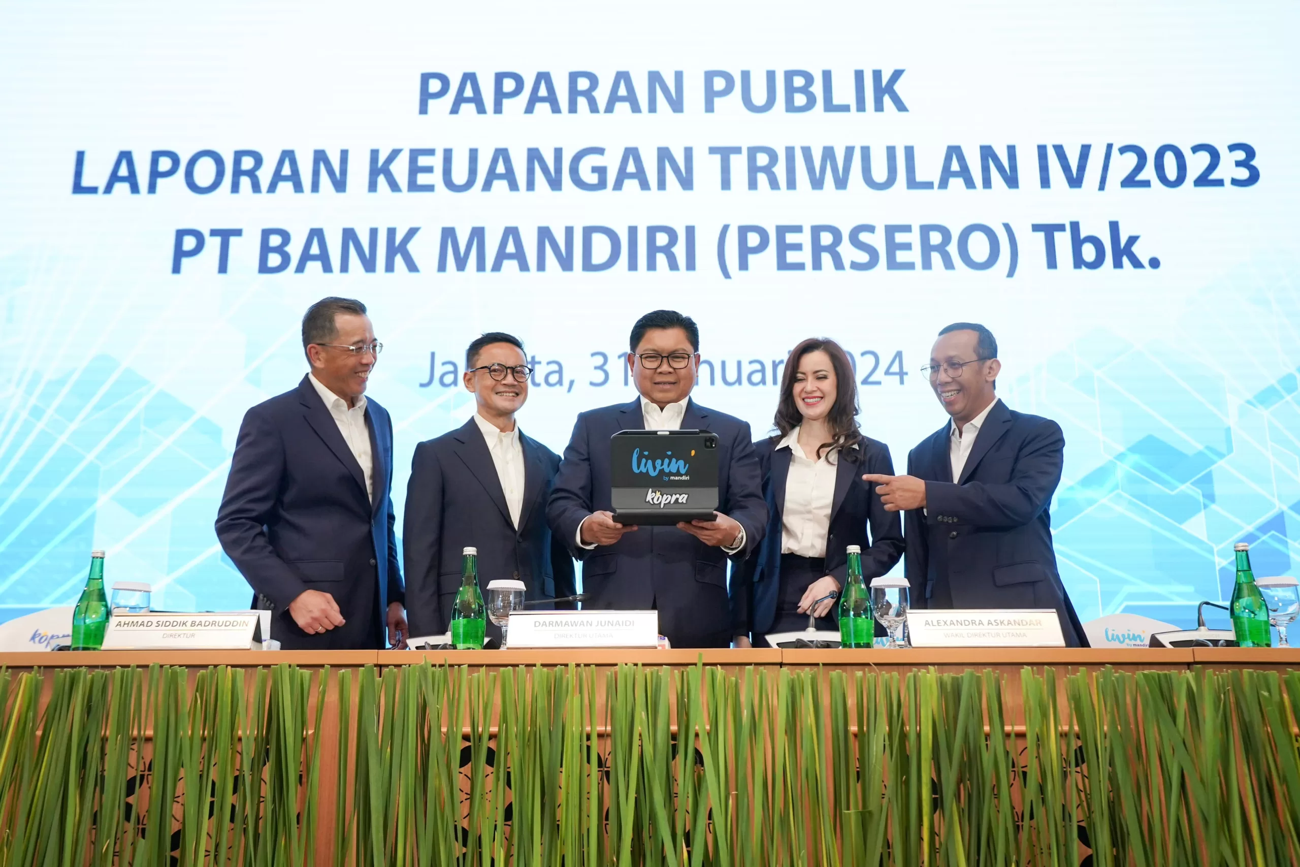 Terus Melaju! Bank Mandiri Gapai Laba Bersih Rp 55,1 Triliun di Tahun 2023