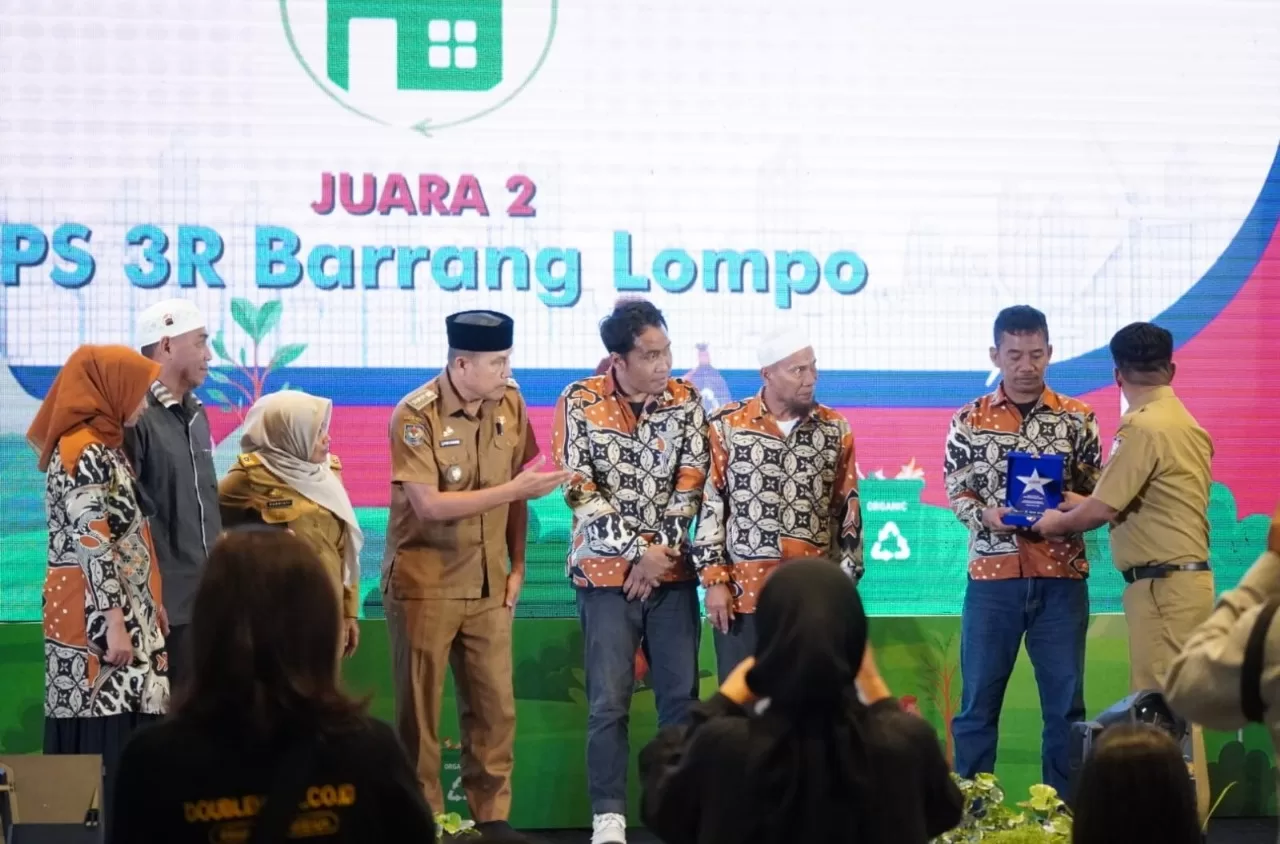 Kecamatan Sangkarrang Berhasil Raih Juara 2 Lomba Kelola Sampah Lestari