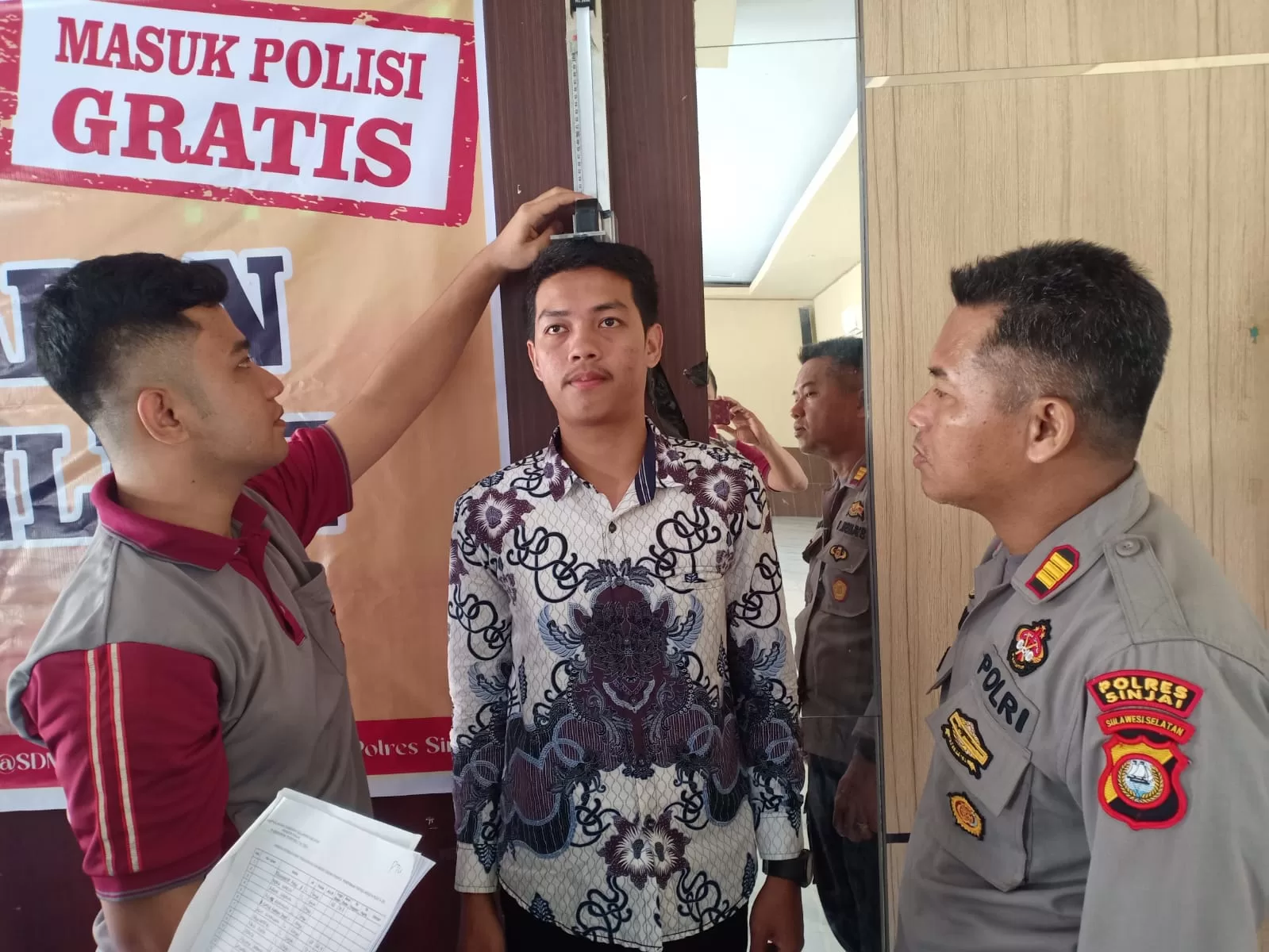 SDM Polres Sinjai Lakukan Pendaftaran dan Verifikasi Penerimaan Calon Anggota Polri TA. 2024