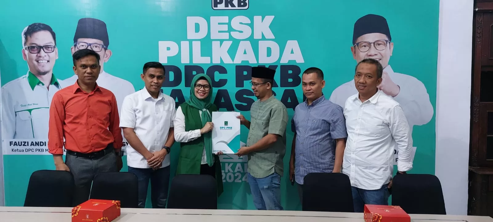 Andi Seto Pendaftar Kedua Calon Wali Kota di DPC PKB Makassar