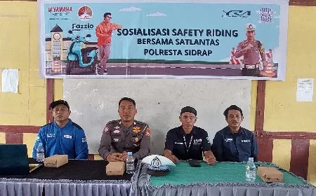 Peduli Keselamatan Berkendara, Yamaha Gandeng Kepolisian Edukasi Safety Riding di Sekolah