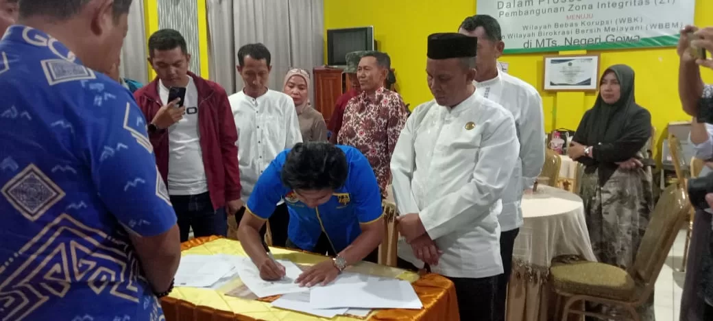 Teken Nota Kesepahaman, Alpar Komitmen Dukung Pengembangan MTsN 1 Gowa