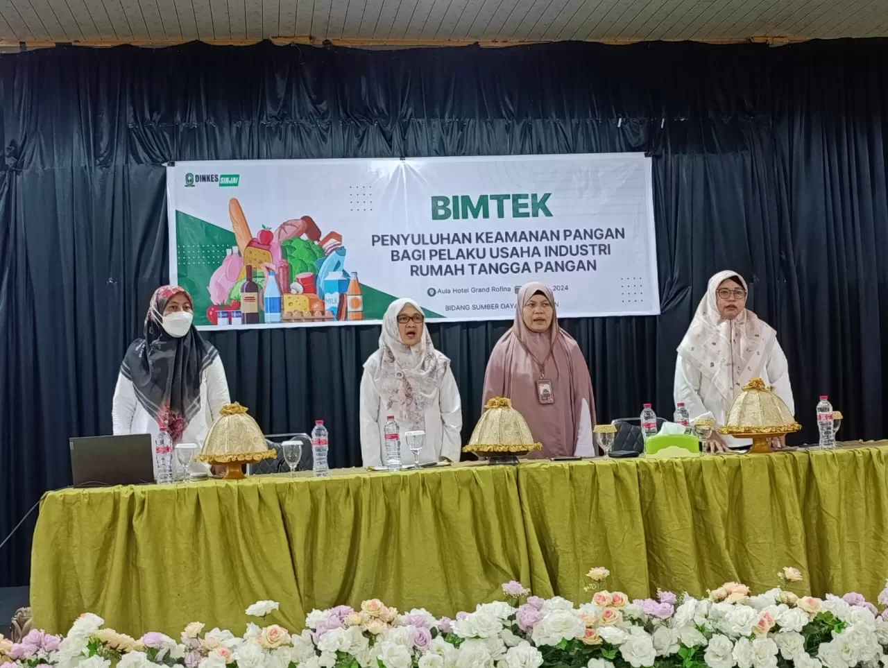 Dinkes Gelar Bimtek Penyuluhan Keamanan Pangan Bagi Pelaku Usaha Industri Rumah Tangga Pangan