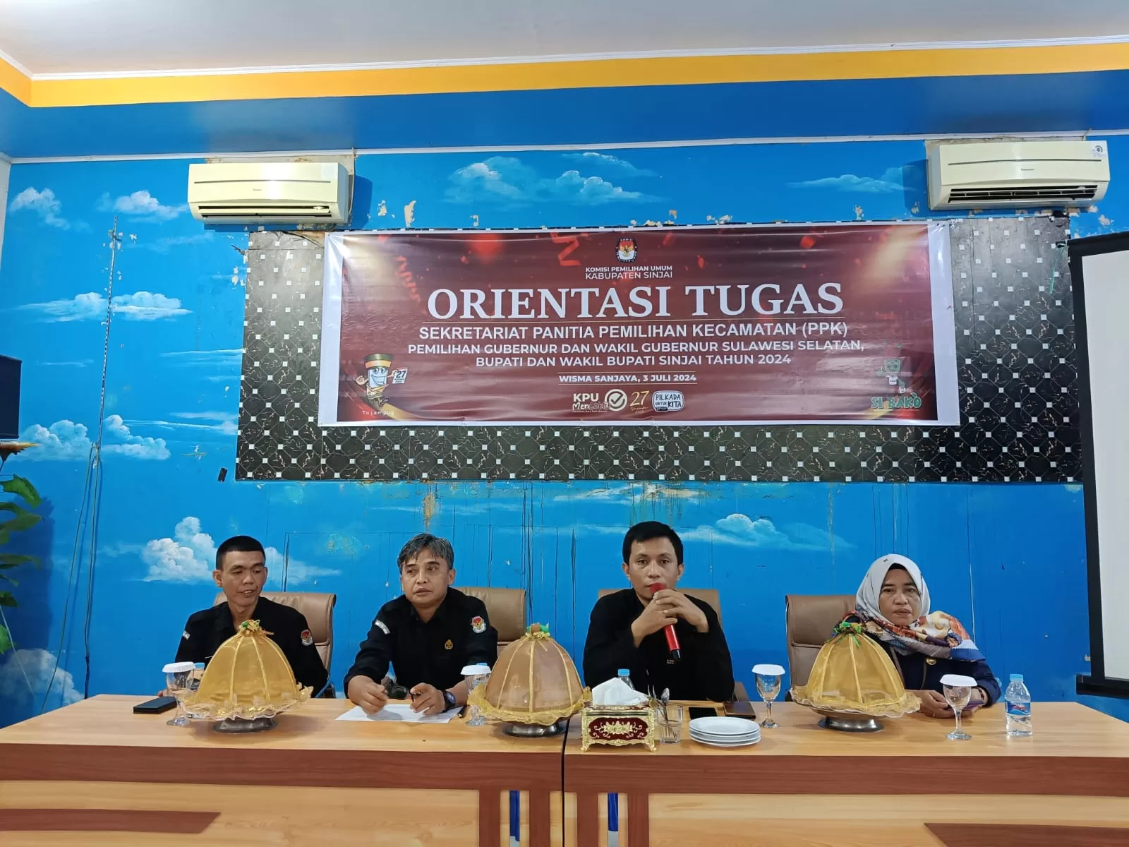 Oriantasi Tugas Sekretariat PPK pada Pilgub dan Pilkada Sinjai 2024