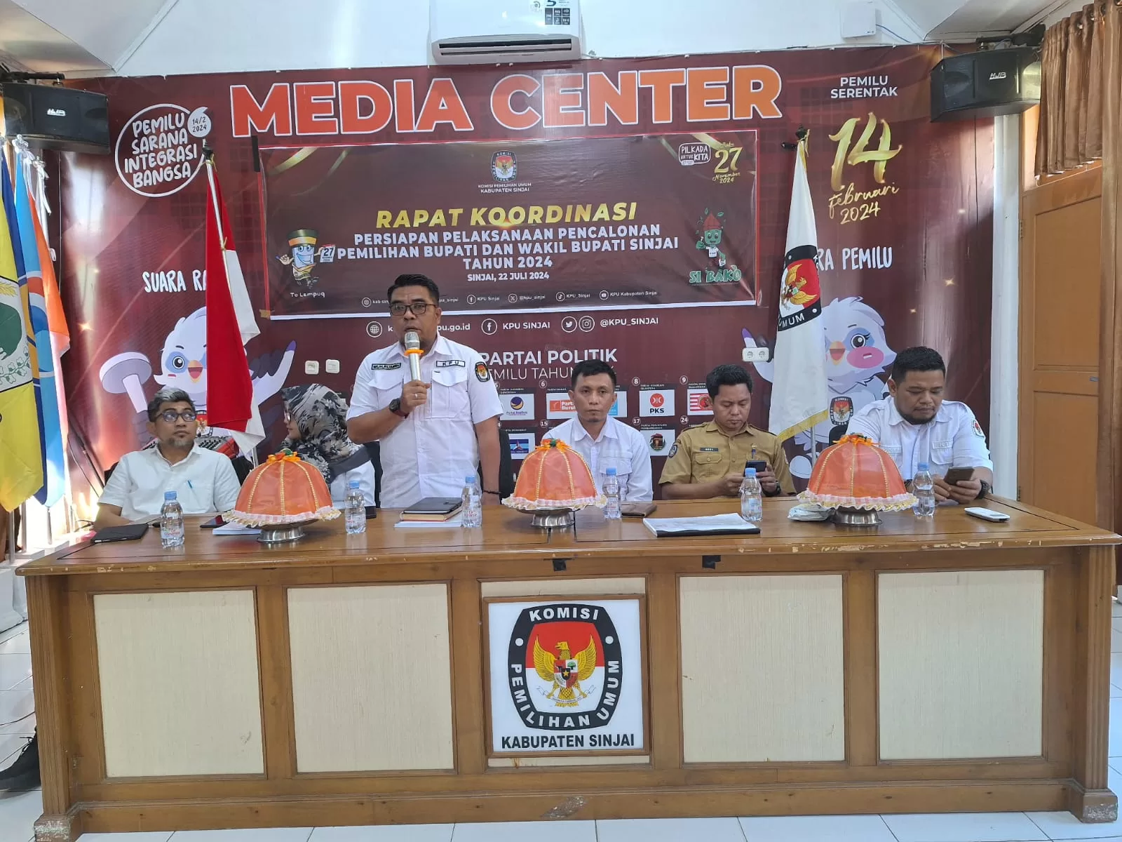 KPU Sinjai Gelar Rapat Koordinasi Persiapan Pencalonan Pemilihan Bupati dan Wakil Bupati