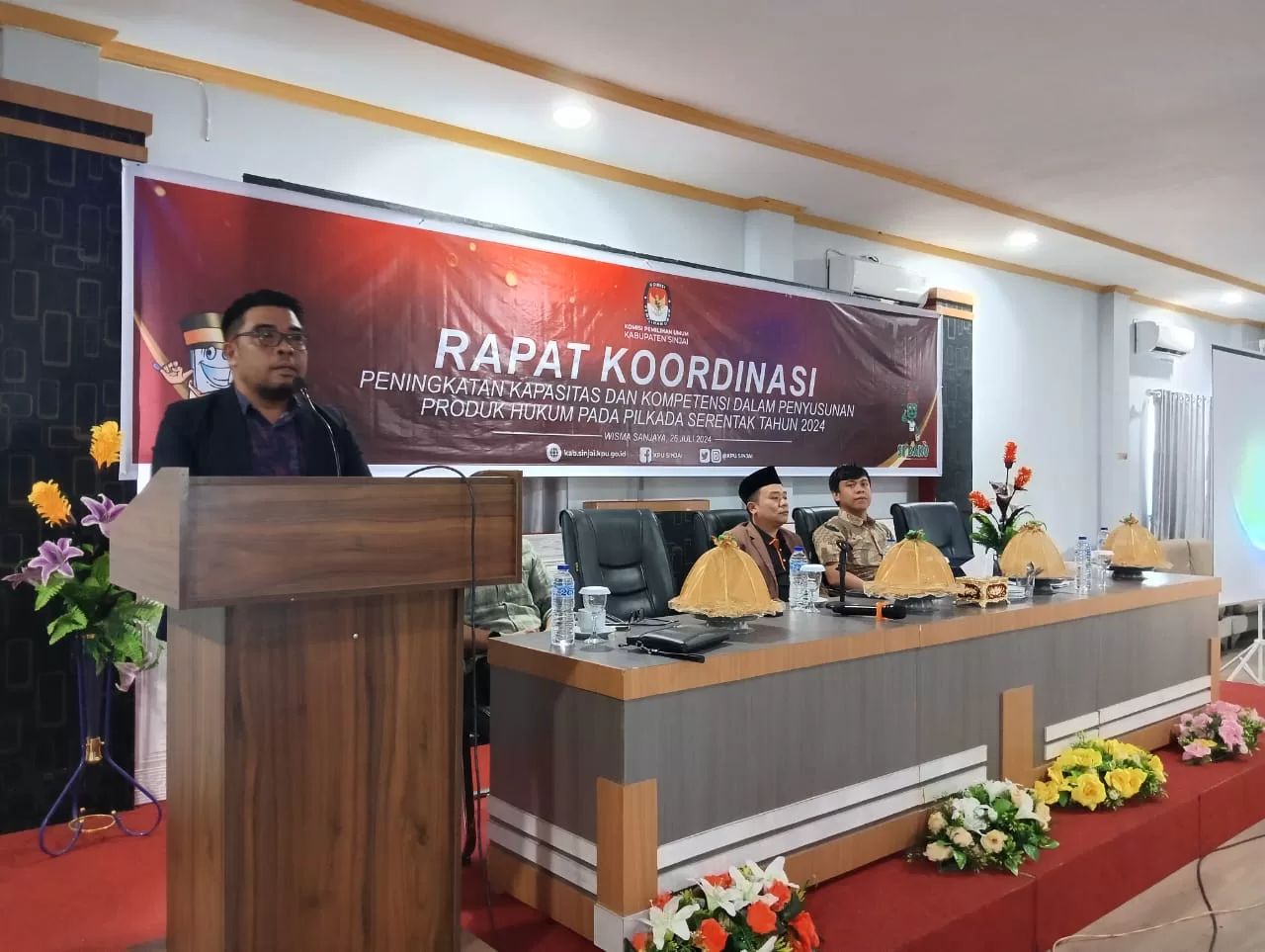 Rakor Peningkatan Kapasitas dan Kompetensi Produk Hukum Pilkada 2024, Ketua KPU Sinjai: Memaksimalkan Kemampua