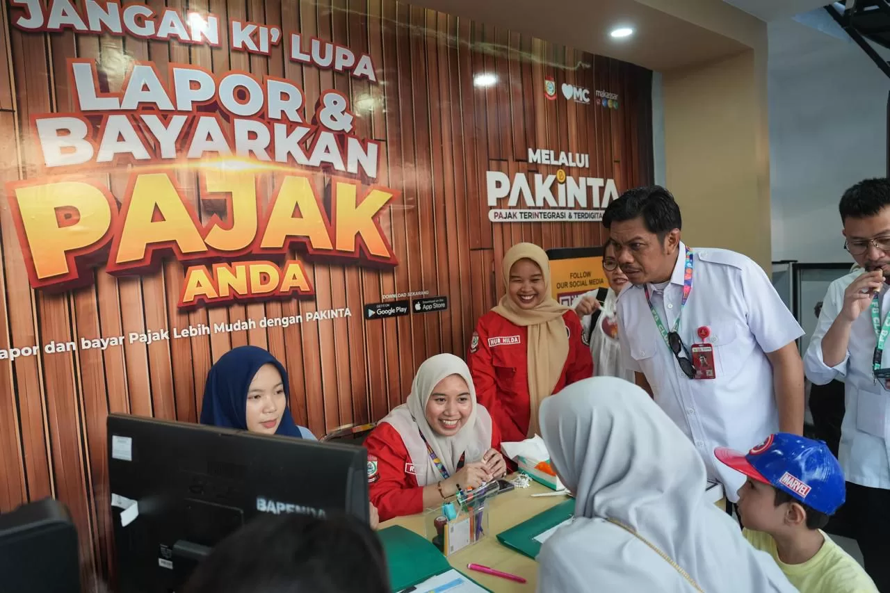 Lebihi Target, Pembayaran PBB Selama F8 Makassar Capai Rp3 Miliar