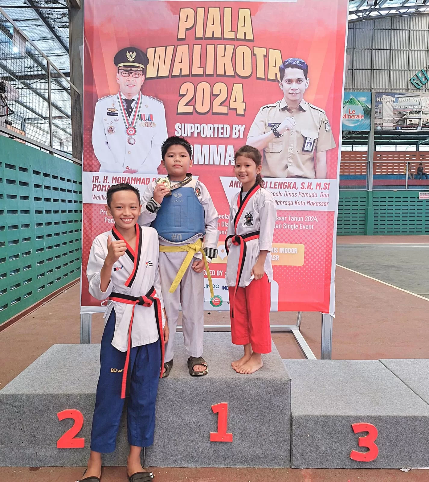 Support Huadi Group Antar Atlet Taekwondo Bantaeng Raih 32 Mendali