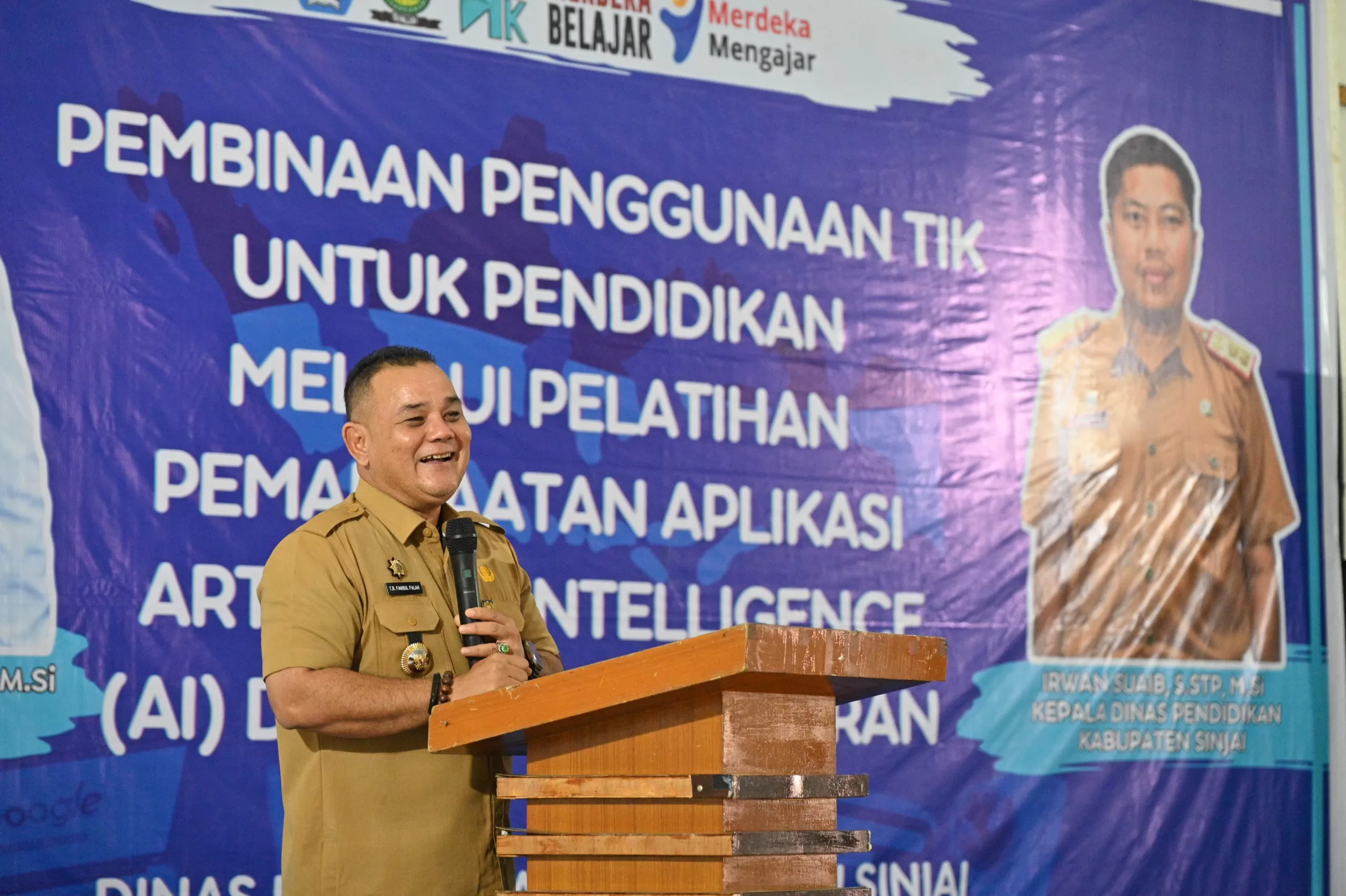 Pembinaan TIK dan Pelatihan AI, Kadisdik Sinjai: Pengembangan Keterampilan Guru