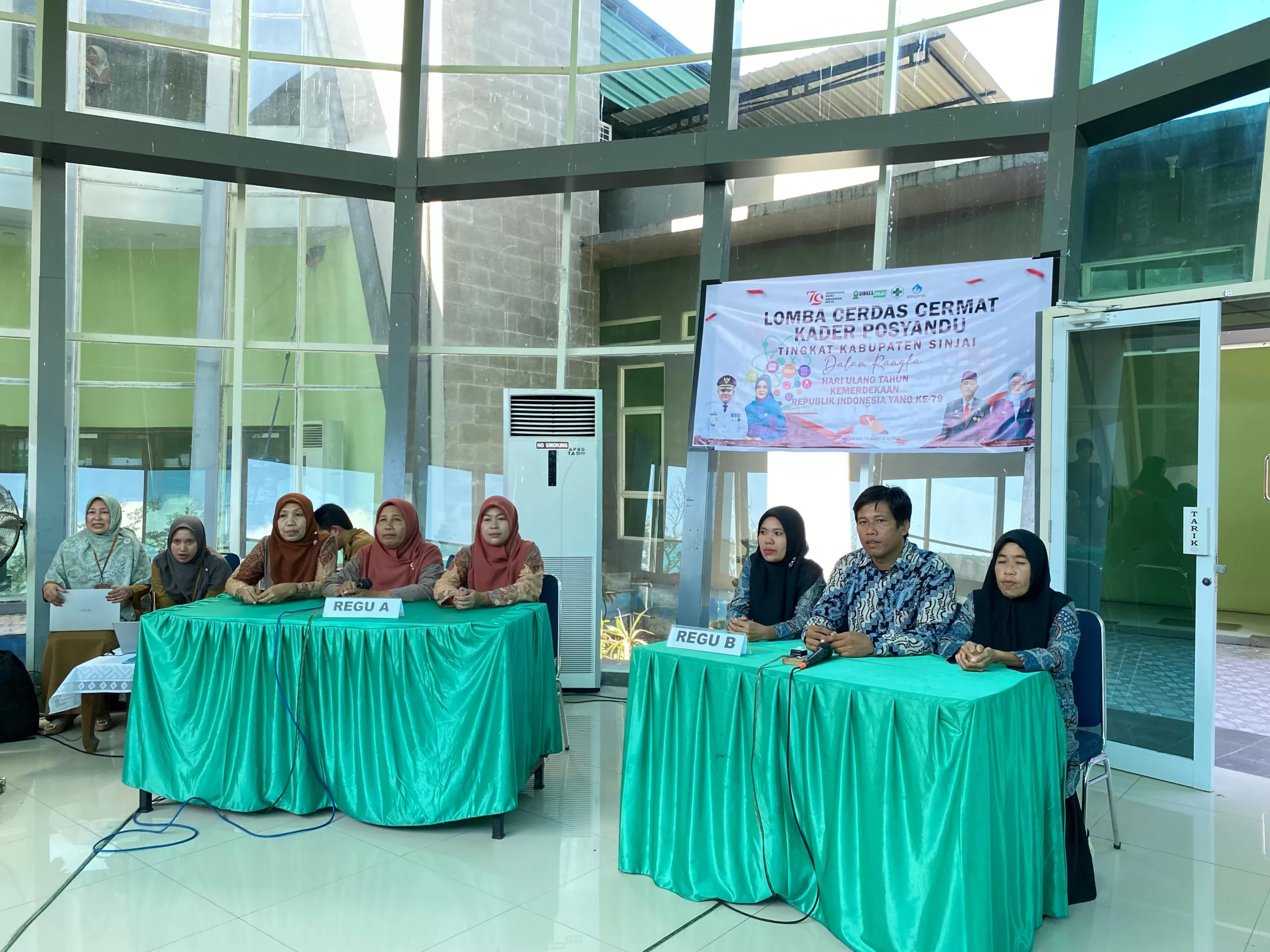 Lomba Cerdas Cermat Dinkes Sinjai Semarak HUT Kemerdekaan RI Ke-79