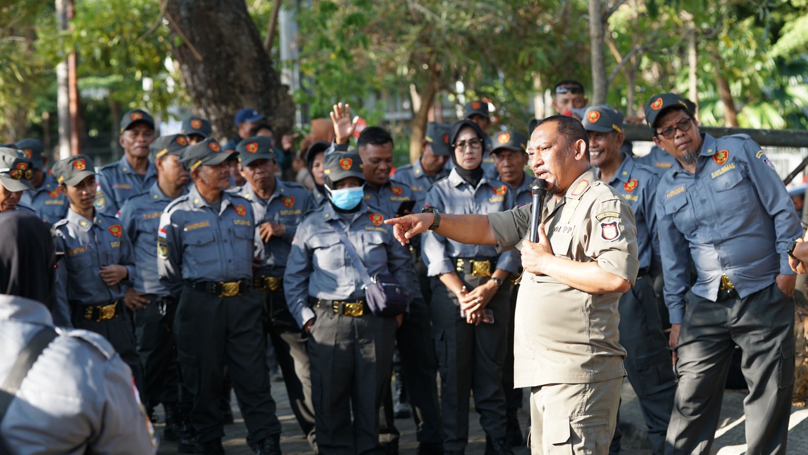 Kasatpol PP Edukasi Satlinmas soal Pemadaman Api Awal Tabung Gas