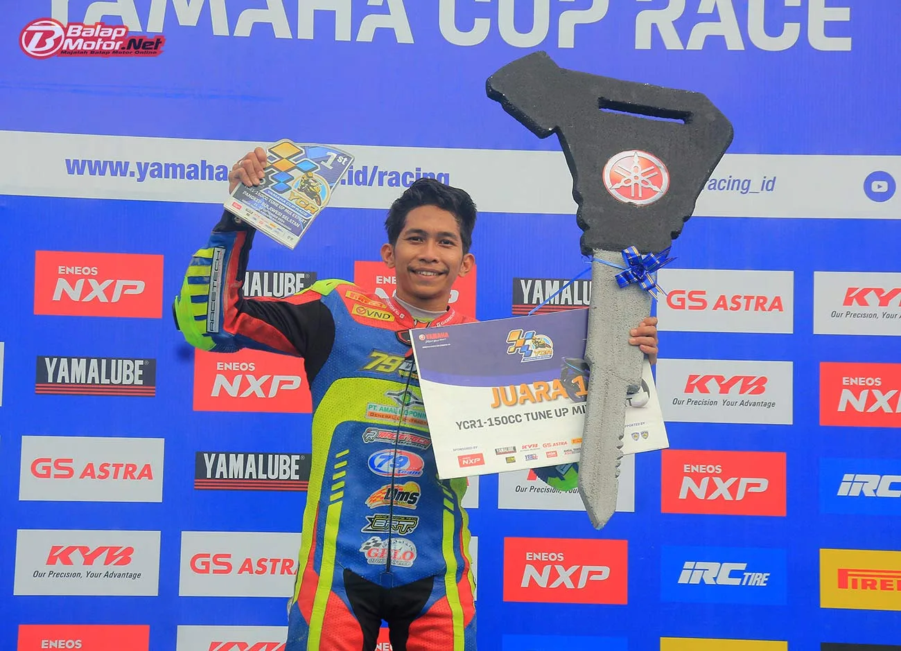 Hasil Yamaha Cup Race 2024 Seri 1 Pangkep, Nur Alfath Bawa Pulang Yamaha MX King