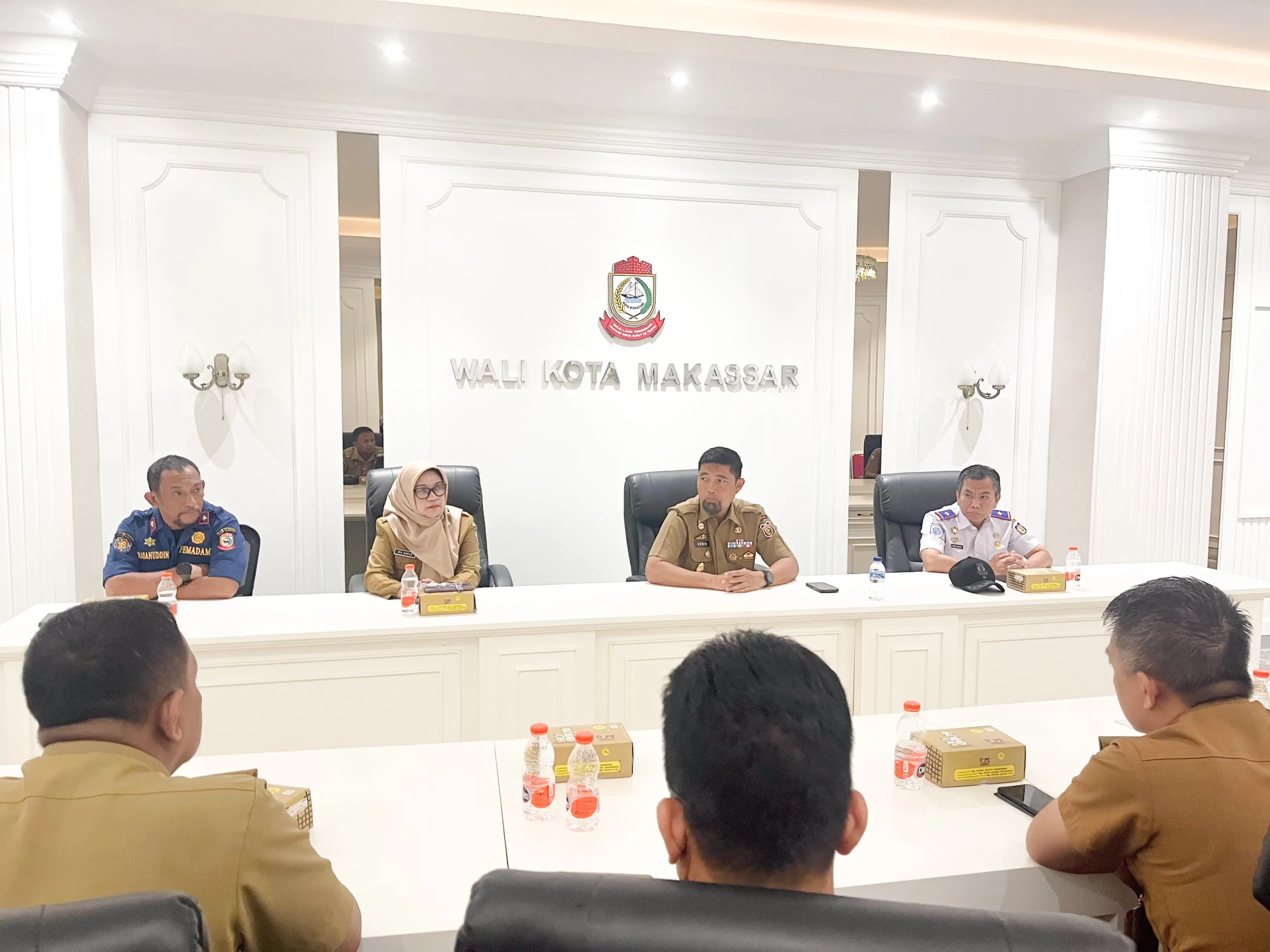 Kadishub Makassar Rakor Bersama Pjs Wali Kota Bahas Penanganan Anjal