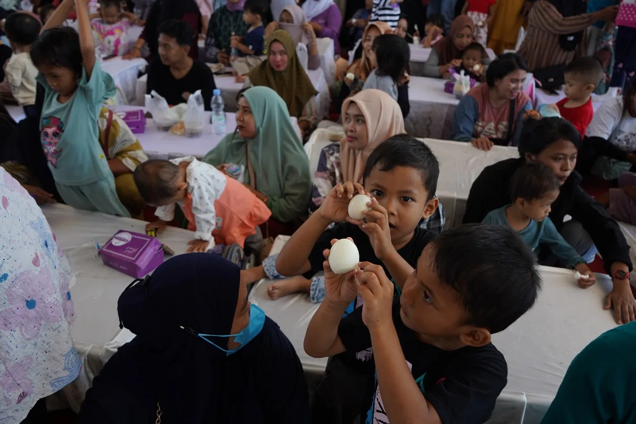 Andi Tenri Harap Anak-anak Dibiasakan Makan Telur