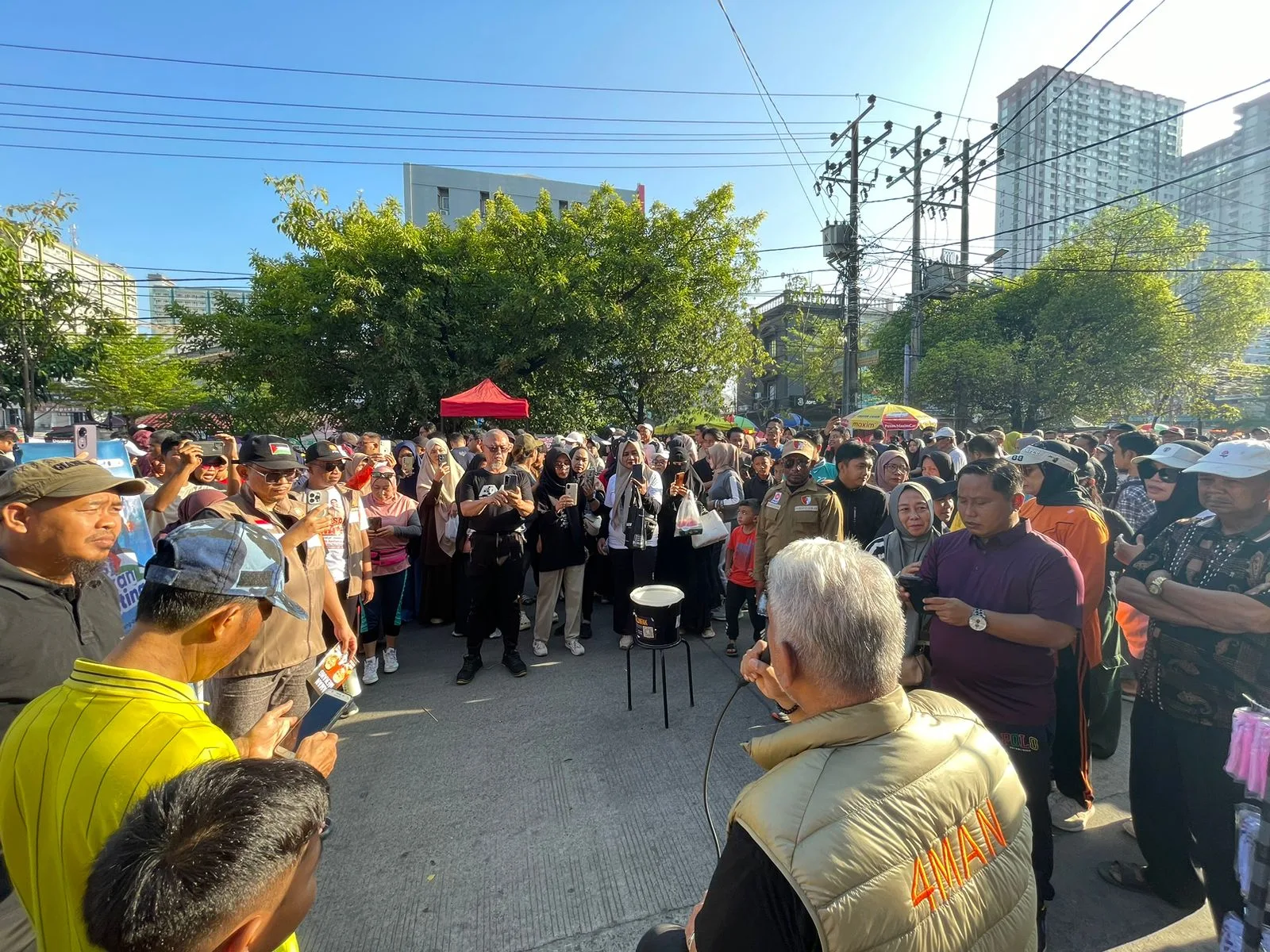 Sapa Warga Bersama Narji, Amri Arsyid Ngaji di CFD Boulevard