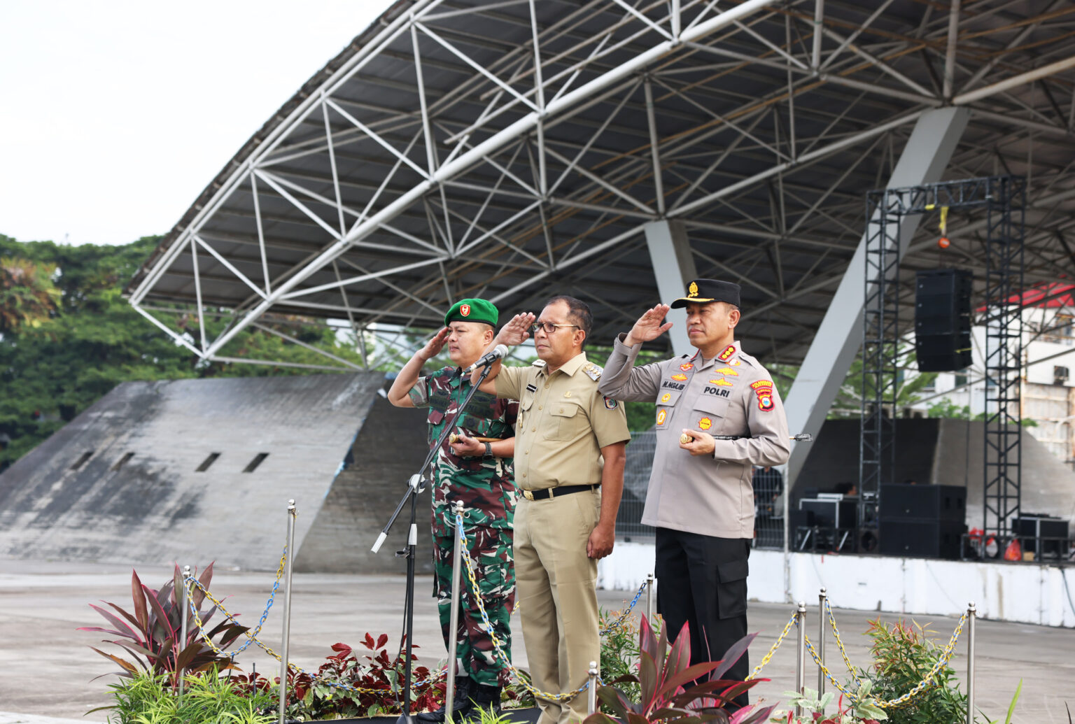 Apel Tiga Pilar, Kompak Ciptakan Kamtibmas di Kota Makassar