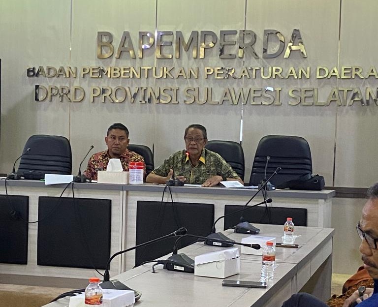 DPRD Sulsel Genjot Ranperda di Luar Propemperda Terkait Penyertaan Modal Perusahaan Daerah