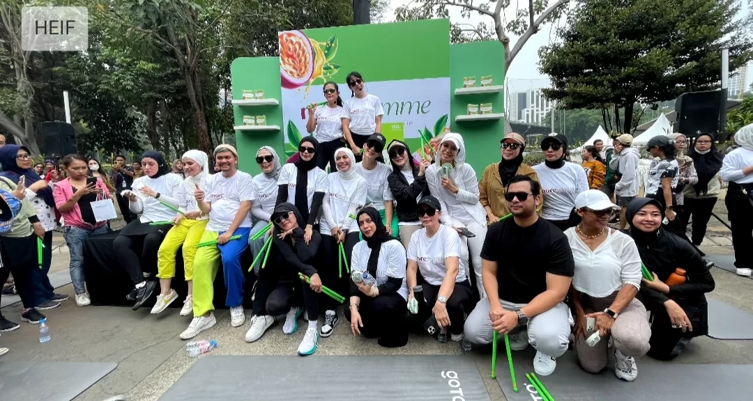 Artis Peduli Kesehatan Percernaan Ramaikan Kawasan GBK di Acara Launching Perdana Morezlimme