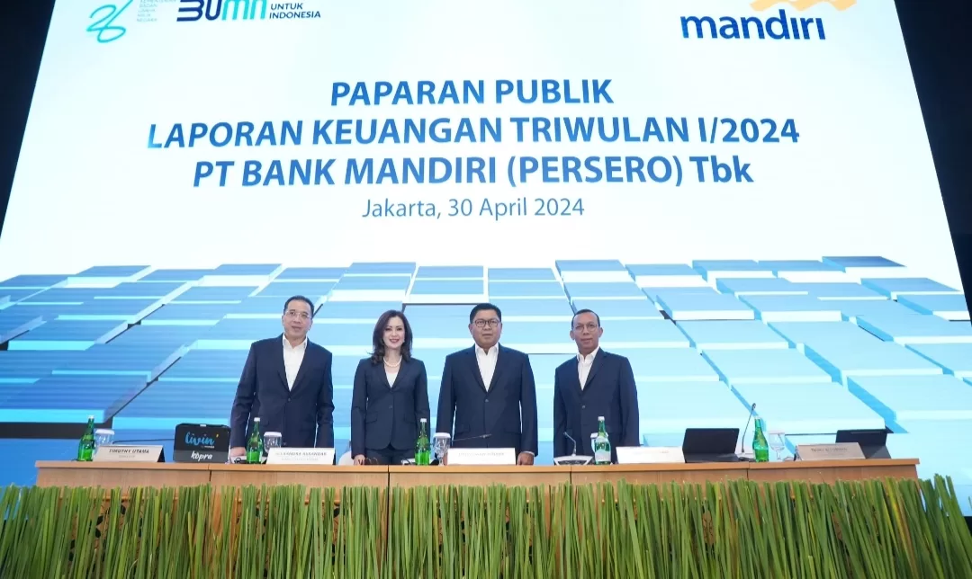 Agresif Tapi Prudent, Bank Mandiri Catat Realisasi Kredit Kuartal I 2024 Tembus Rp1.435 Triliun