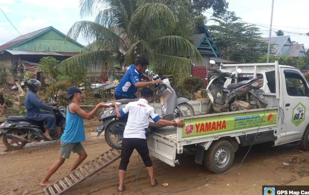 PT SJAM Siapkan Servis dan Oli Gratis Bagi Korban Banjir di Luwu