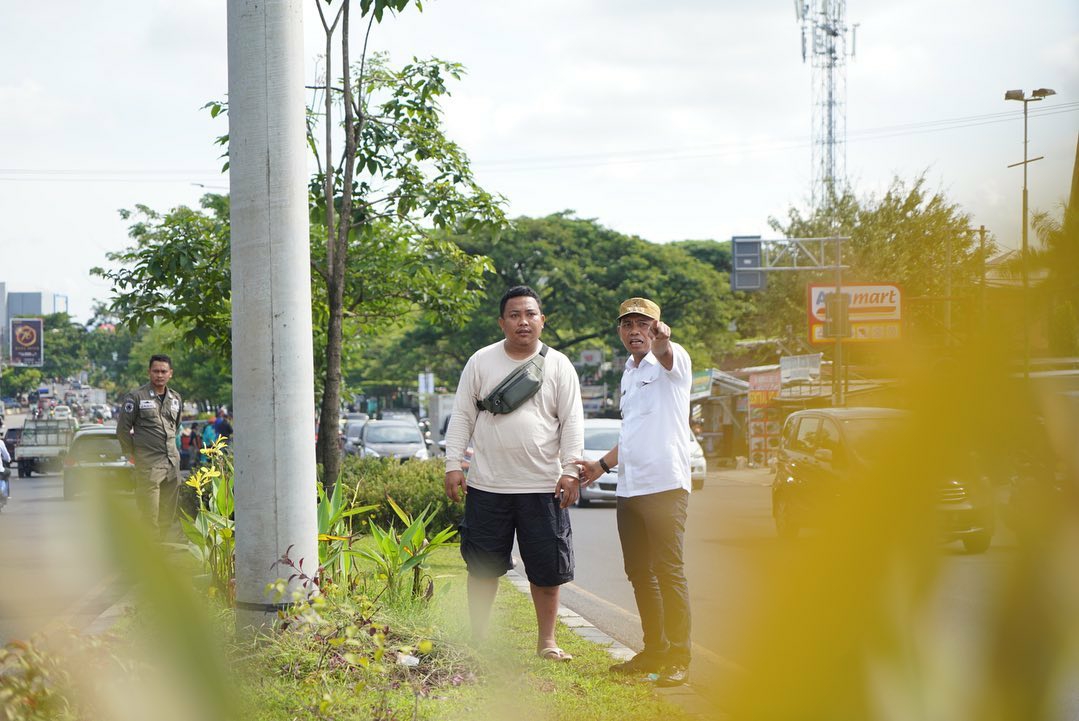 Camat Tamalanrea Lanjut Pantau Pembenahan Median Tengah