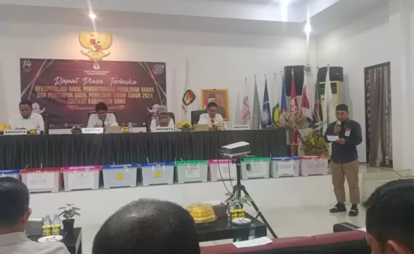 Pemilu 2024, Partisipasi Pemilih di Gowa Naik 84,43 Persen