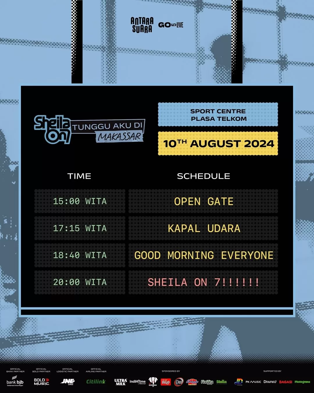 Siap-Siap! Rundown Konser Sheila On 7 di Makassar, Open Gate Pukul 15.00 WIB