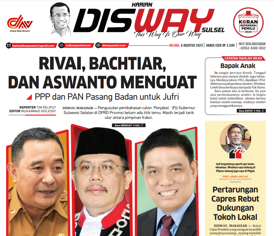 Rivai, Bachtiar, dan Aswanto Menguat