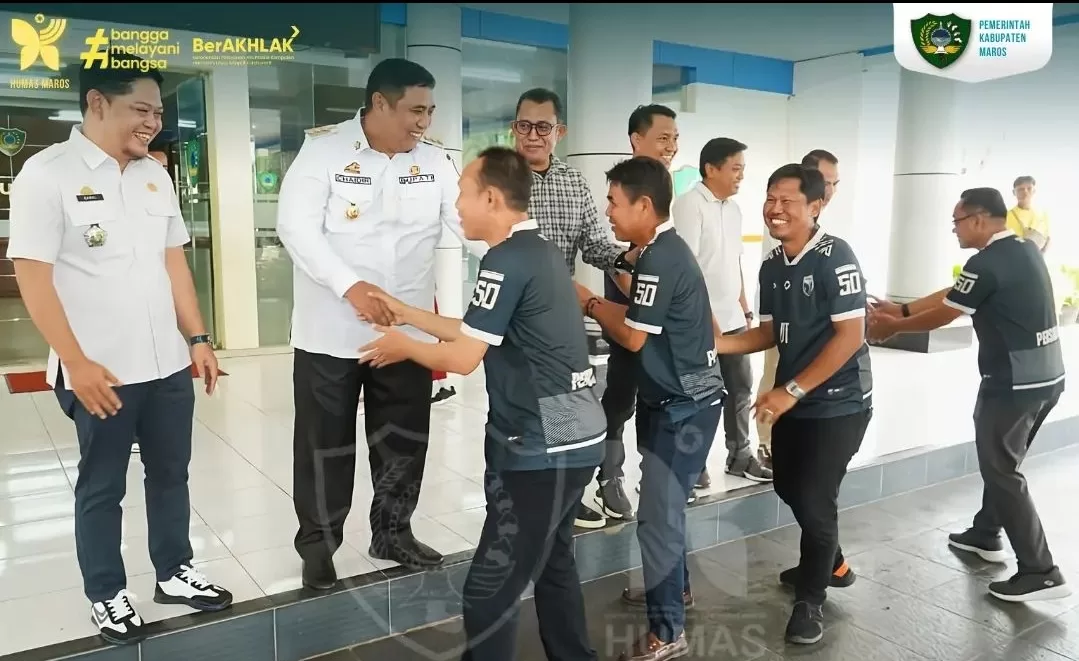 Lepas Pemain Persim Maros Berlaga di Liga 3 Nasional, Chaidir Syam: Semoga Bisa Mengukir Prestasi dan Lolos ke