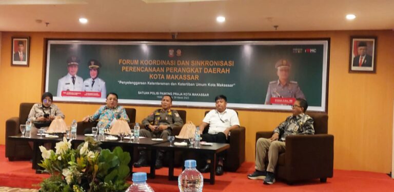 Satpol PP Makassar Gelar Forum Koordinasi dan Sinkronisasi Perangkat Daerah