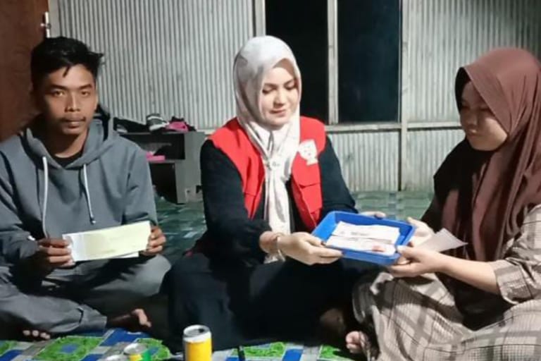 Bikin Haru, Tim LCKM Berikan Bantuan Santunan Kematian Rp 20 Juta di Jeneponto