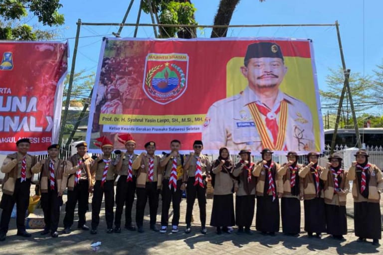 Ikuti Raimuna Nasional, 10 Murid SMAIT Nurul Fikri Makassar Berangkat ke Cibubur