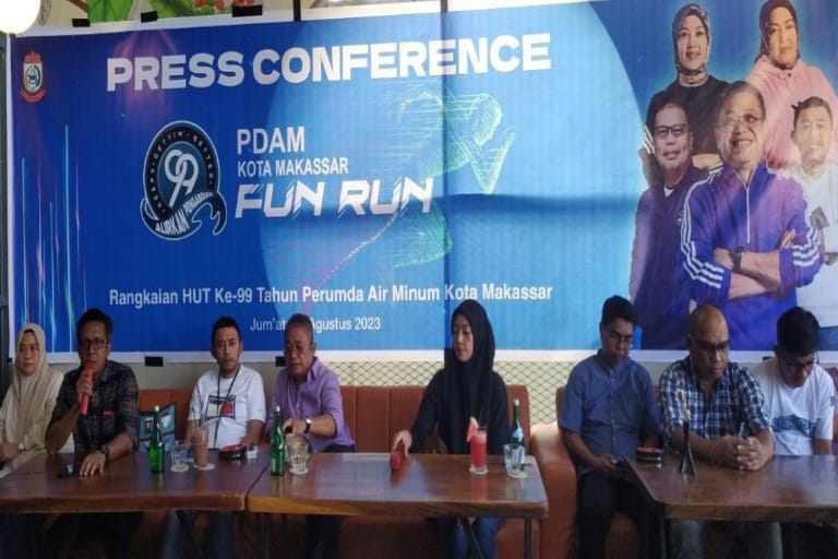 HUT ke-99 Tahun, PDAM Makassar akan Gelar Fun Run Bersama 7 Ribu Pelanggan