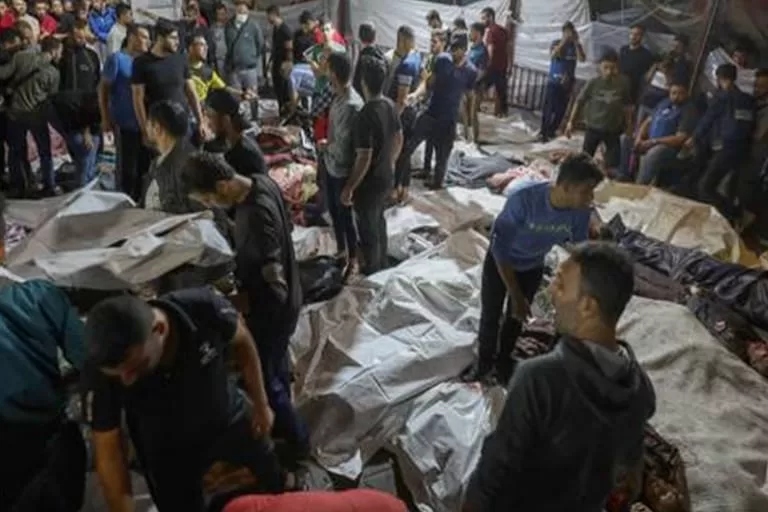 Serangan Udara Israel ke Gaza, 500 Orang Tewas Seketika di Rumah Sakit Al Ahli Baptist