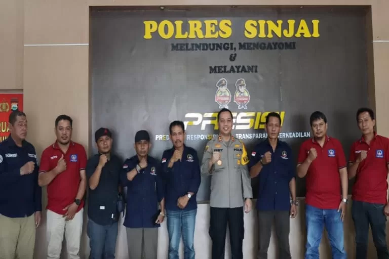 Kapolres dan DPC AMJI-RI Sinjai Komitmen Jadi Cooling System Ciptakan Pemilu Damai