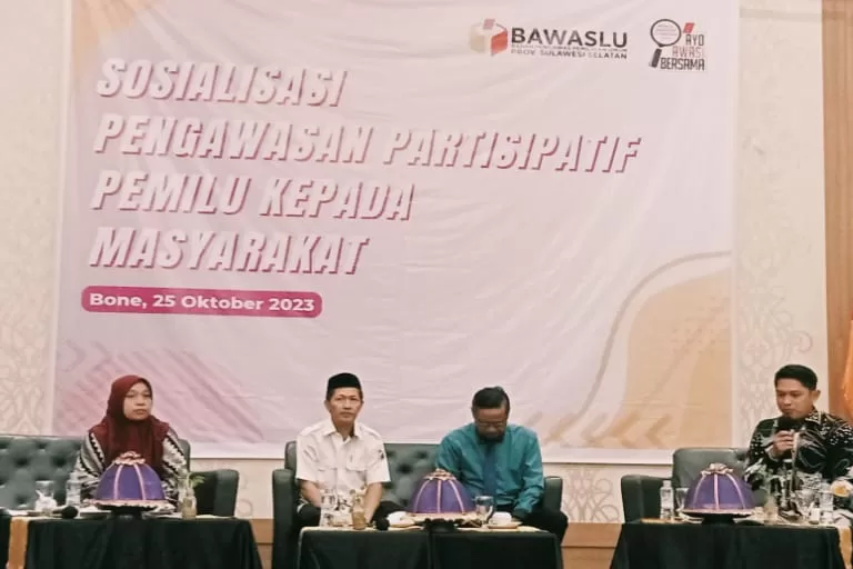 Bawaslu Sulsel Sosialisasi Pengawasan Partisipatif Pemilu 2024