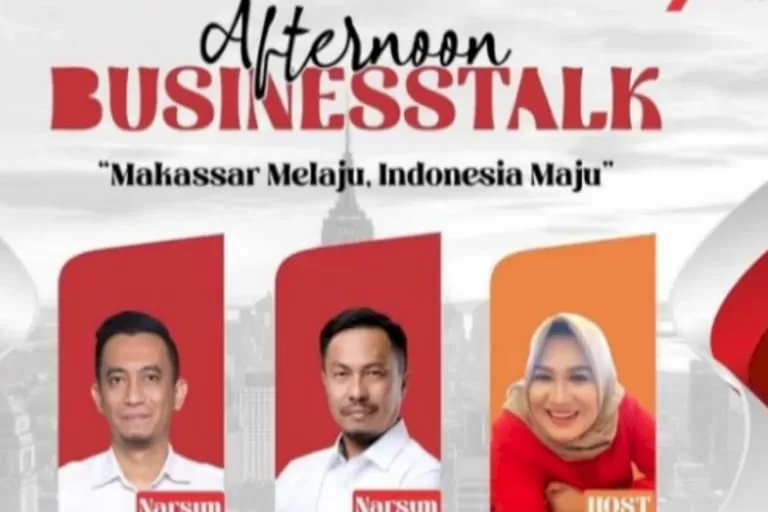 Sambut HUT RI dan F8, Bappeda Makassar Gelar Talkshow Afternoon Business Talk