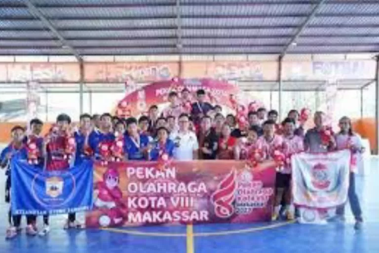 Camat Rappocini Hadiri Langsung Babak Grand Final Futsal Porkot VIII Makassar