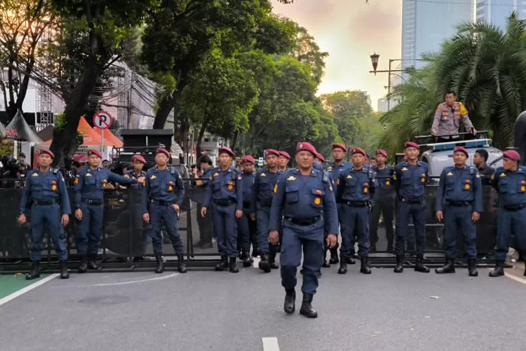 Debat Ketiga Pilpres 2024, Ribuan Personel Gabungan Amankan Istora Senayan