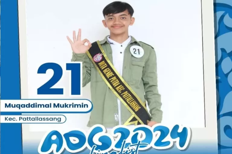 Muqaddimal Mukrimin Finalis Duta GenRe Gowa 2024 Siap Jadi Teladan Bagi Remaja