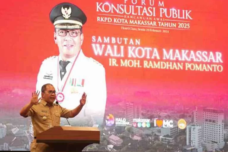 Danny Pomanto Tekankan Pembangunan Low Carbon di FKP RKPD Makassar 2025