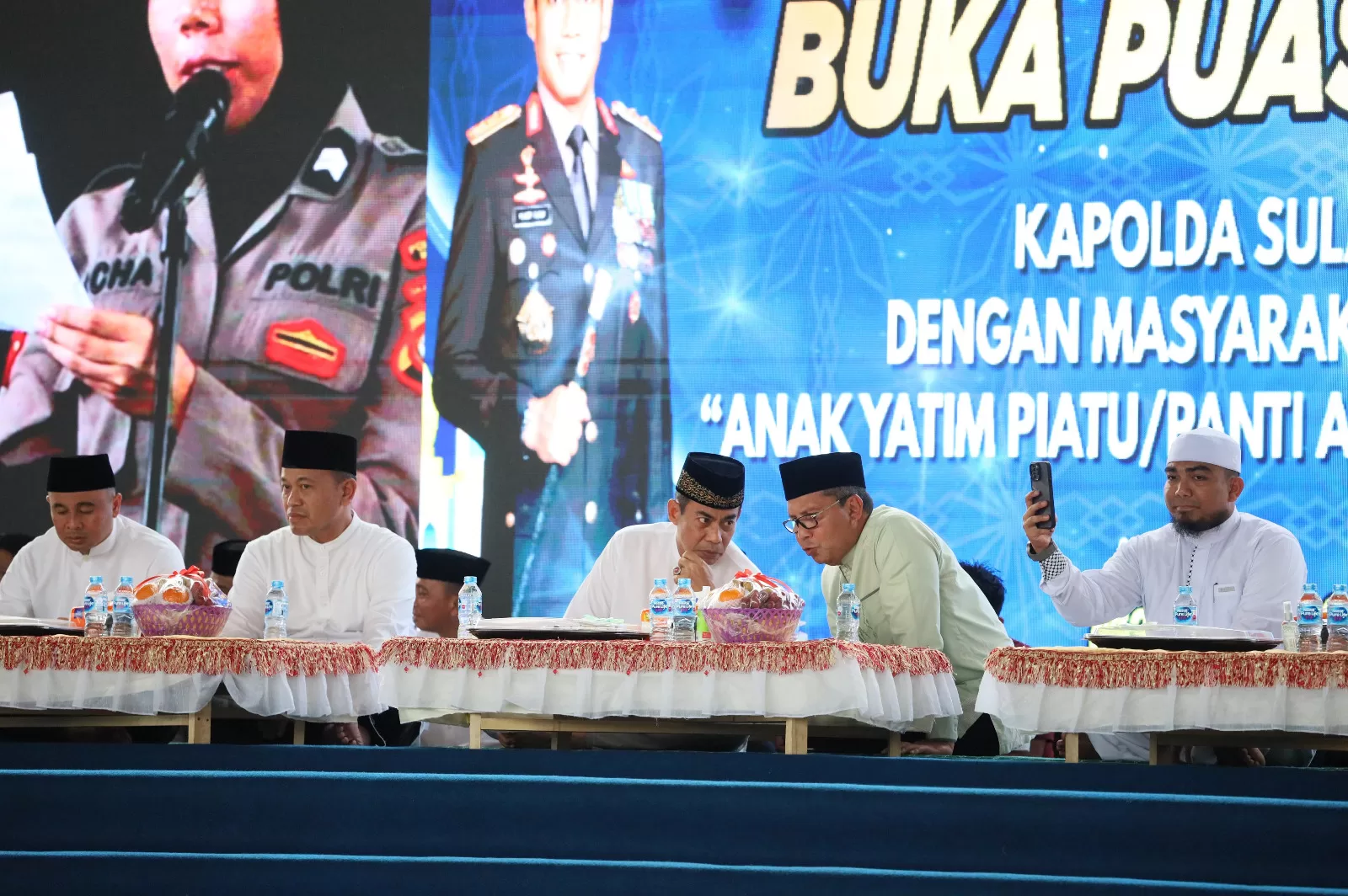 Buka Puasa Polda Sulsel, Danny Berbuka Puasa Bersama Ribuan Anak Yatim