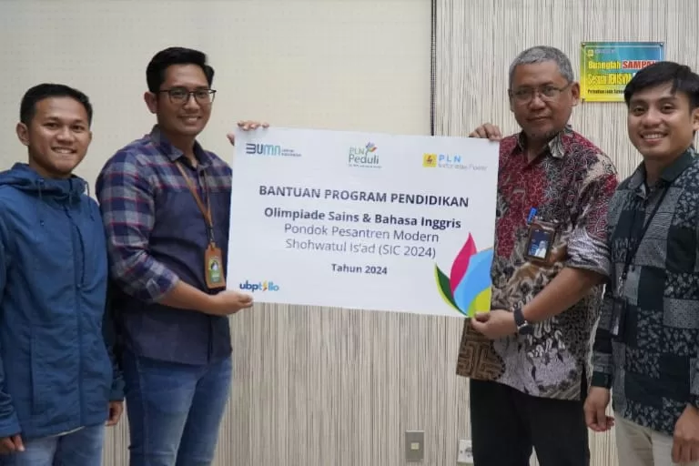 PLN IP UBP Tello Salurkan Batuan untuk Olimpiade Sains dan Bahasa Inggris