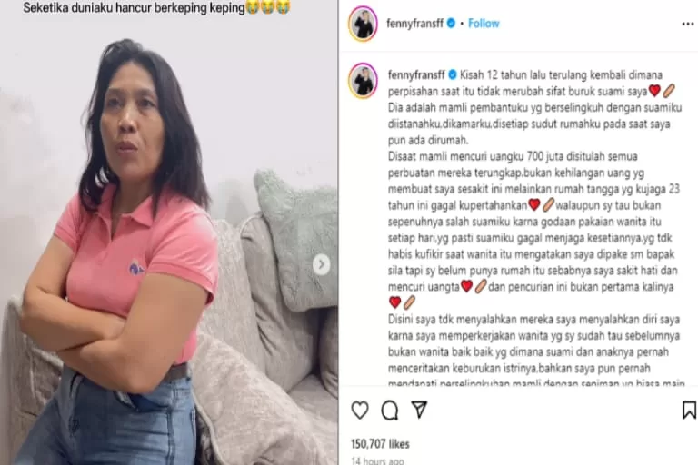 Crazy Rich Makassar Fenny Frans Bongkar Perselingkuhan Suami dengan ART