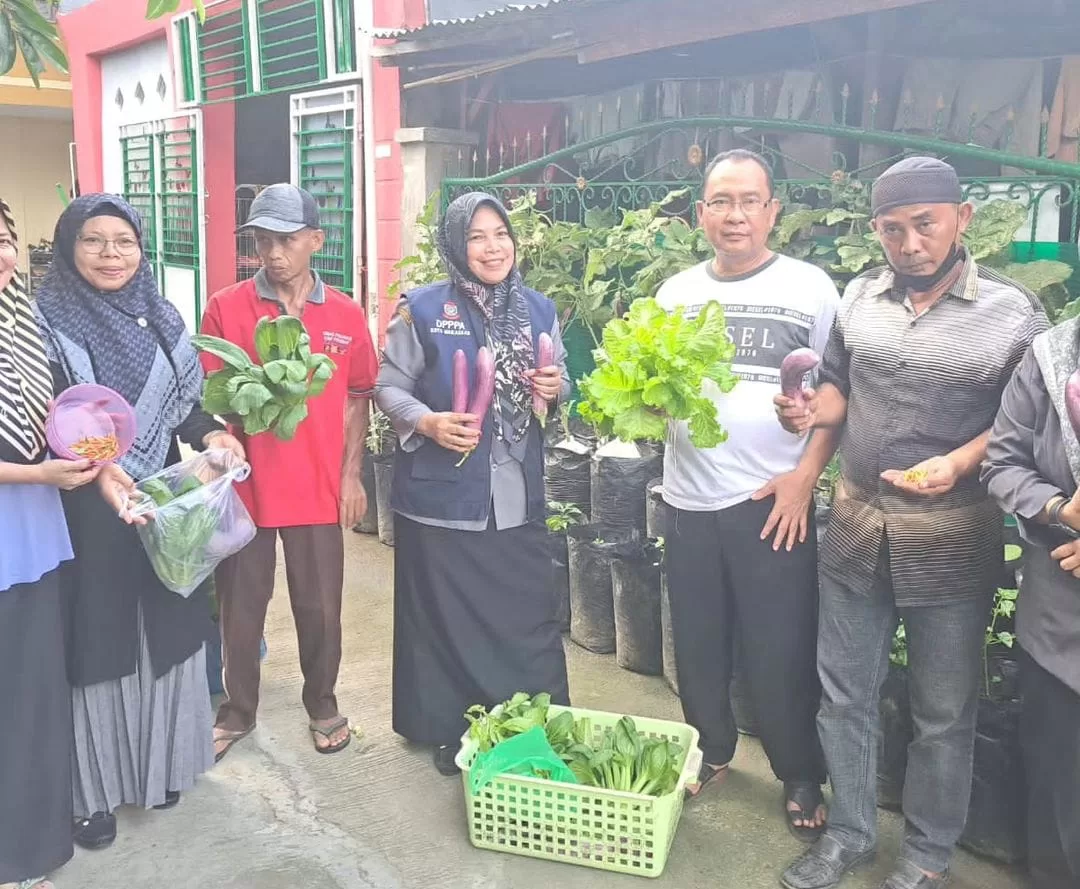 Warga Longwis Kompleks Bukkangmata Panen Sayur