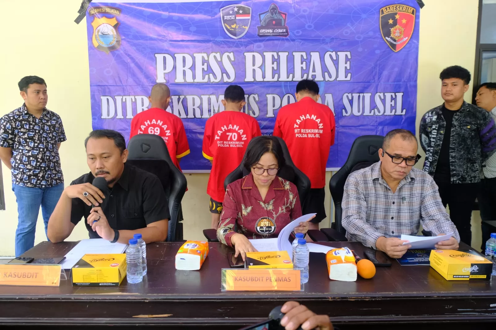 Tim Siber Polda Sulsel Bekuk Pelaku yang Fasilitasi dan Endorse Judi Online di Sulsel